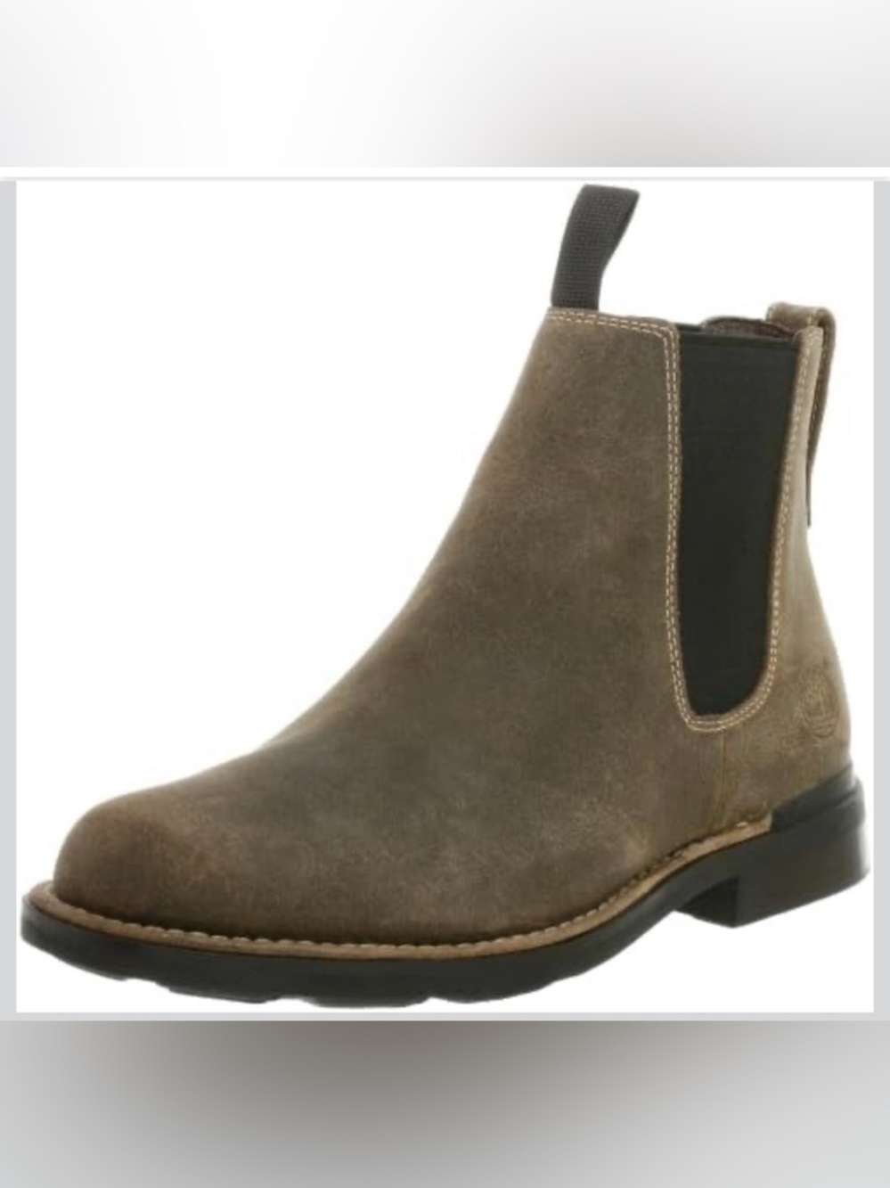 TIMBERLAND Men's Terrance Chelsea Boots - Brown Suede Casual Ankle Boot 10.5